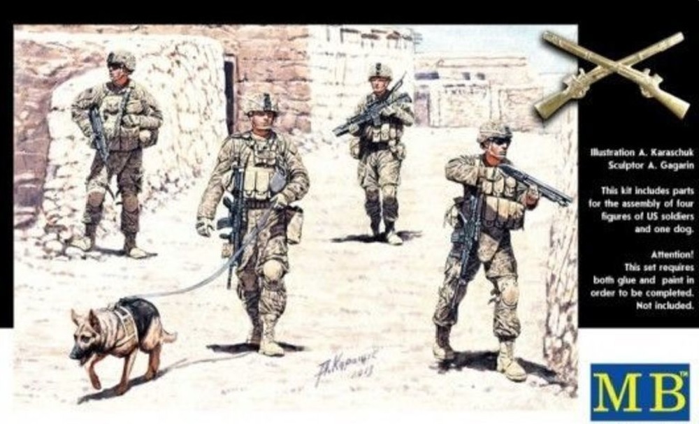 Master Box LTD Modern US Infantrymen Cordon and Search 1/35