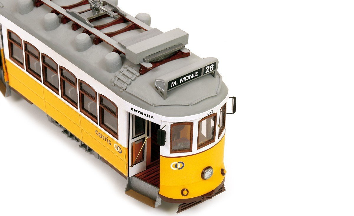 Occre Lisboa Tram Houten Bouwdoos 1/24