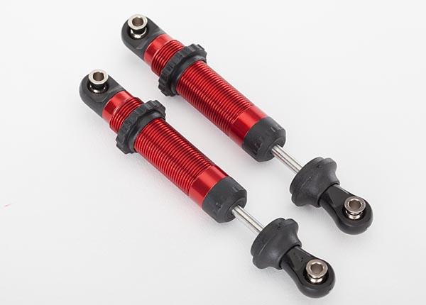 Traxxas Shocks GTS aluminum (red-anodized) (assembled with spring retainers) (2)