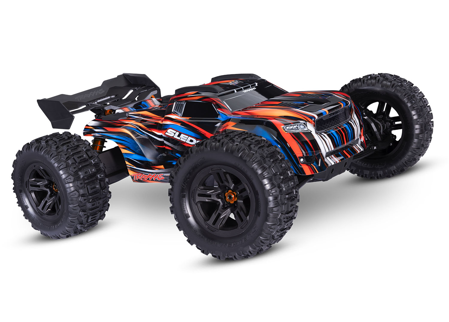 Traxxas Sledge V2 Belted Brushless 6S Off-Road Truggy 1/8 4WD TSM RTR Orange