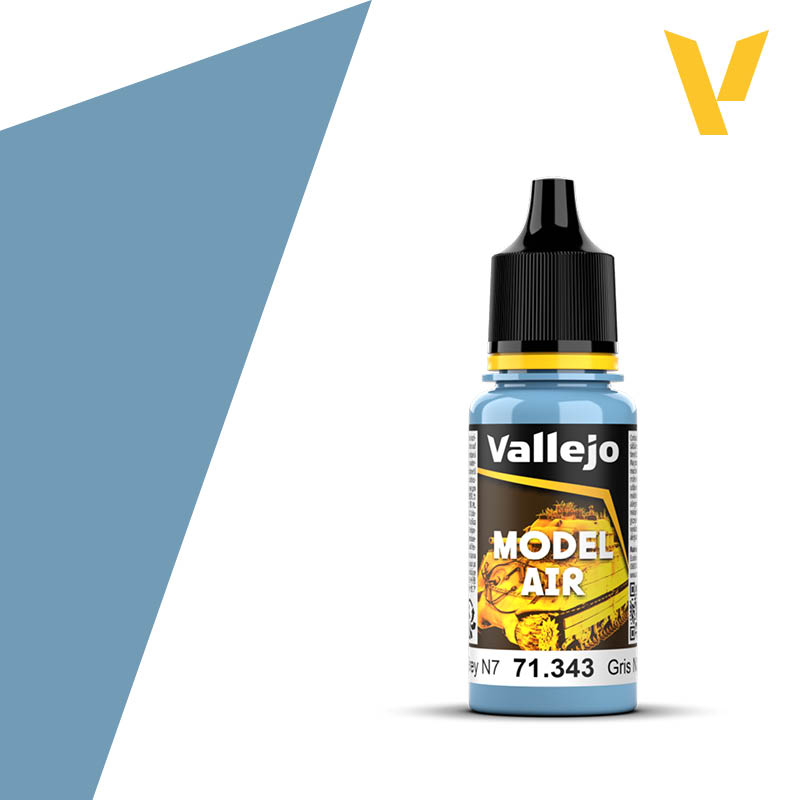 71343 Vallejo Russian AF Grey N.7 Model Air 18ml