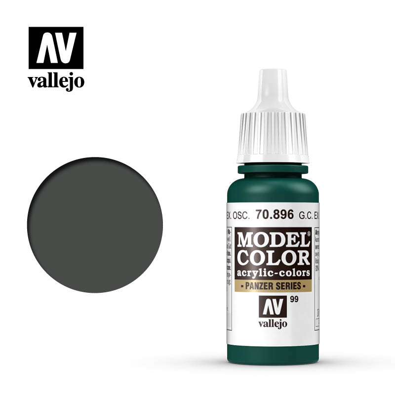 70896 Vallejo German Camo Extra Dark Green Model Color 17ml