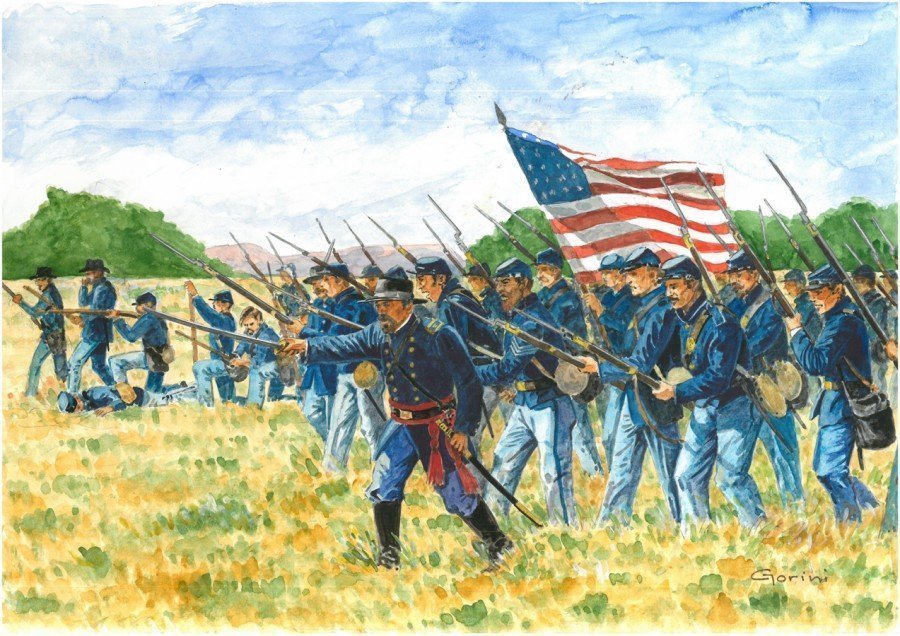 Italeri Union Infantry American Civil War 1/72