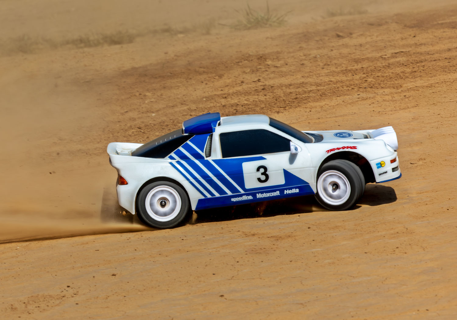Traxxas Mini Rally VXL Ford RS200 incl battery and charger White 1/12