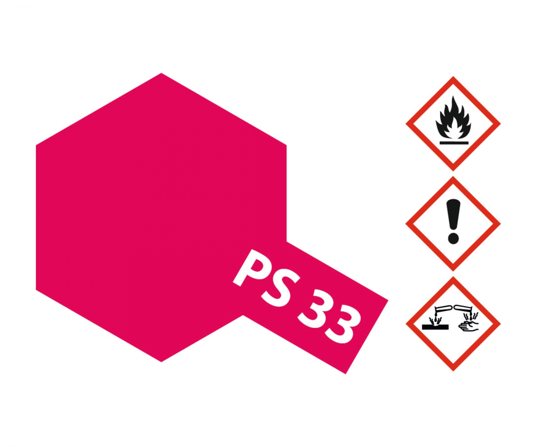 PS33 Spray Cherry Red brillant 100ml Tamiya
