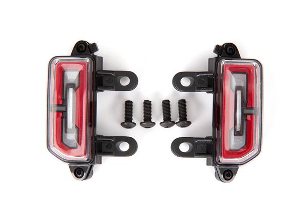 Traxxas Tail light assembly complete (2)/ 3x8mm BCS (4) (fits #9211 body)