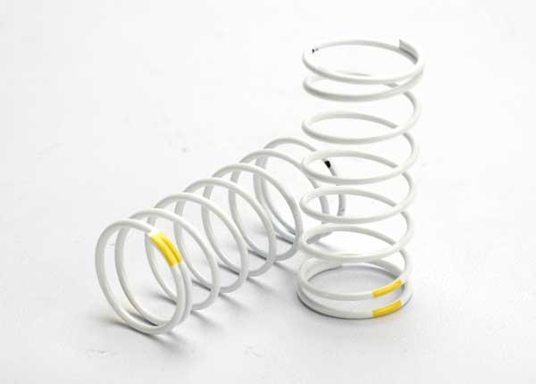 Traxxas Spring shock (white) (GTR) (front 0.7 yellow) (1 pair)
