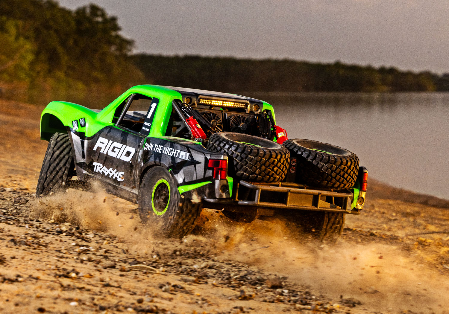 Traxxas Unlimited Desert Racer Pro-Scale 4WD incl. LED TQi VXL-6S RIGID 1/8 Green
