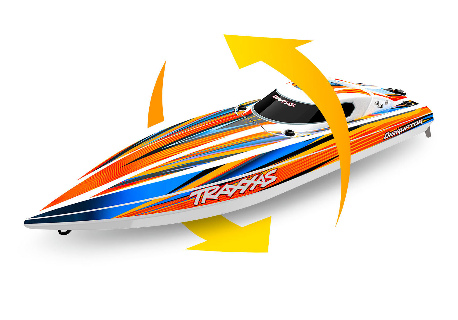 Traxxas Disruptor 4S 40+ MPH High-Performance Boat Blue
