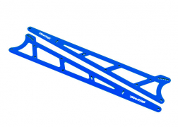 Traxxas Side plates wheelie bar blue (aluminum) (2)