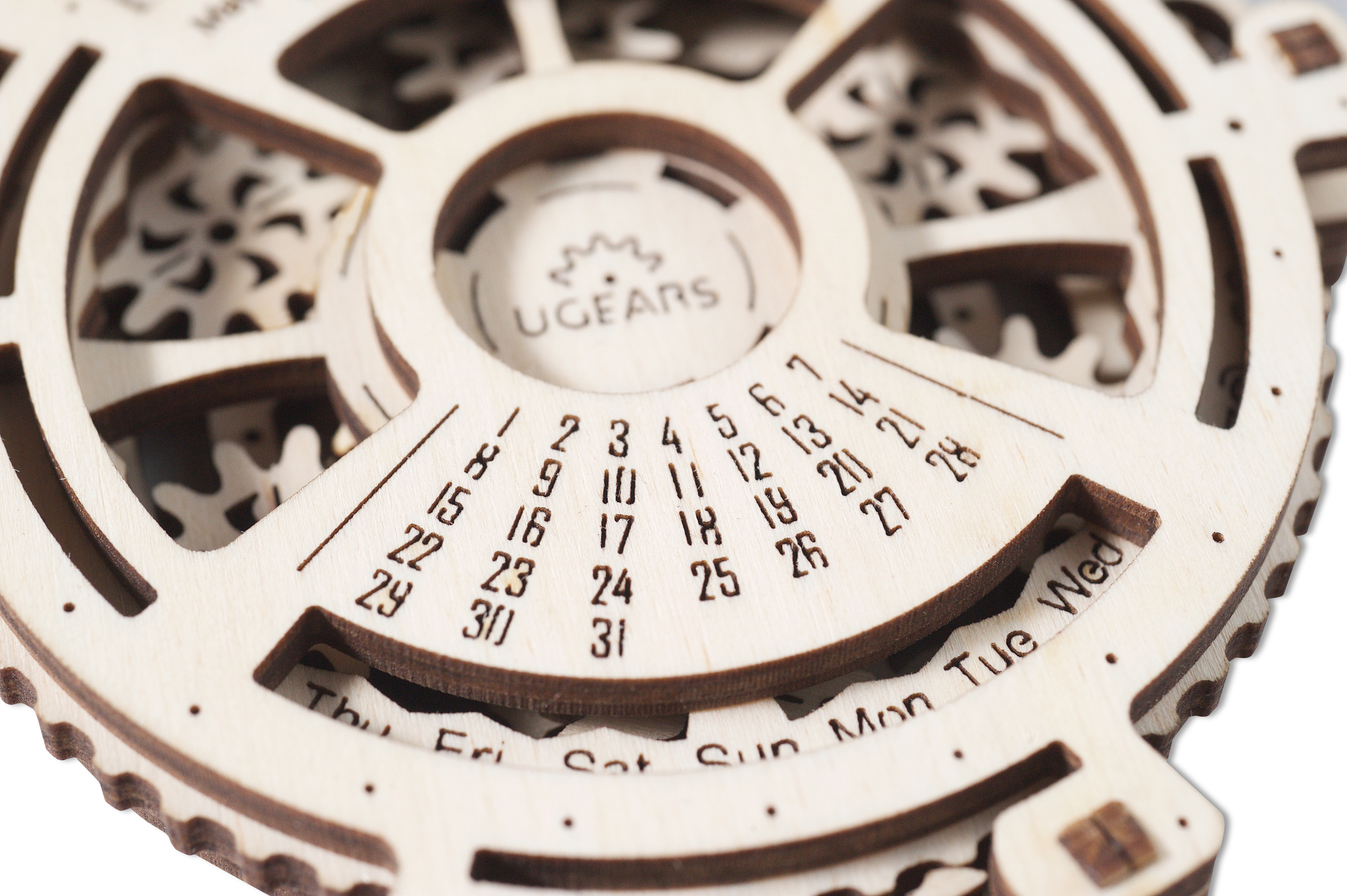 U-Gears Date Navigator / Kalender mechanisch houten bouwpakket