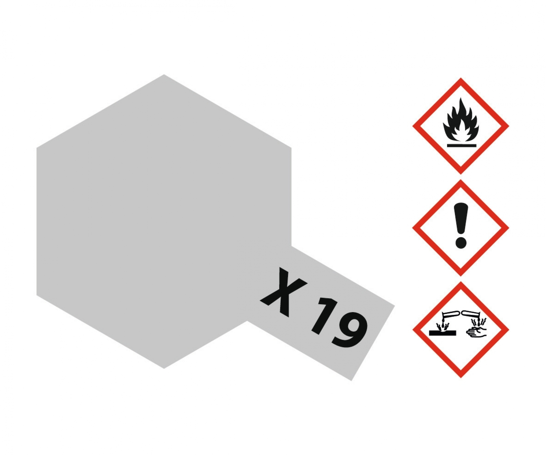 X19 Potje Smoke brillant 23ml Tamiya