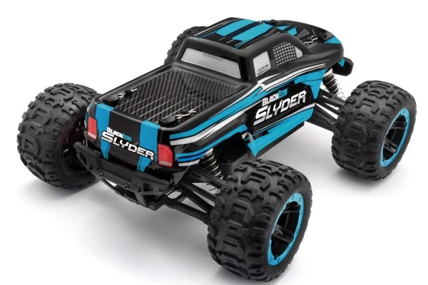 BlackZon Slyder MT 4WD Electric Monster Truck 1/16 Blue
