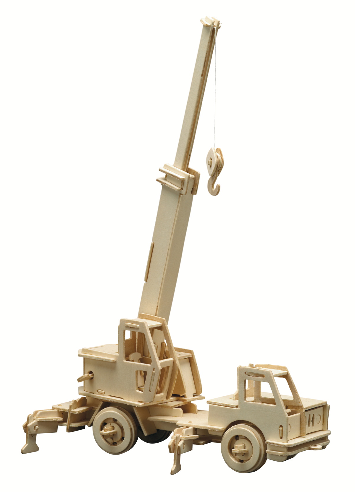 Pebaro Houten bouwset Kraanwagen