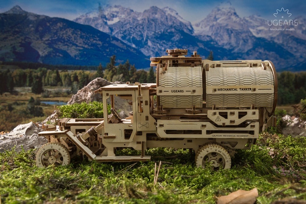 U-Gears Tanker mechanisch houten bouwpakket