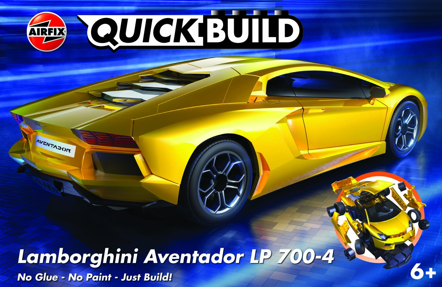 AirFix Quickbuild Lamborghini Aventador (Yellow) Kit