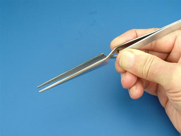 Modelcraft Reverse Action Tweezers Blunt Tips