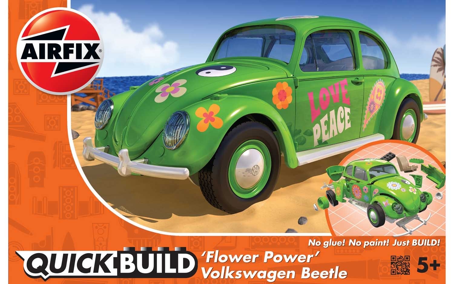 AirFix Quickbuild 'Flower Power' Volkswagen Beetle
