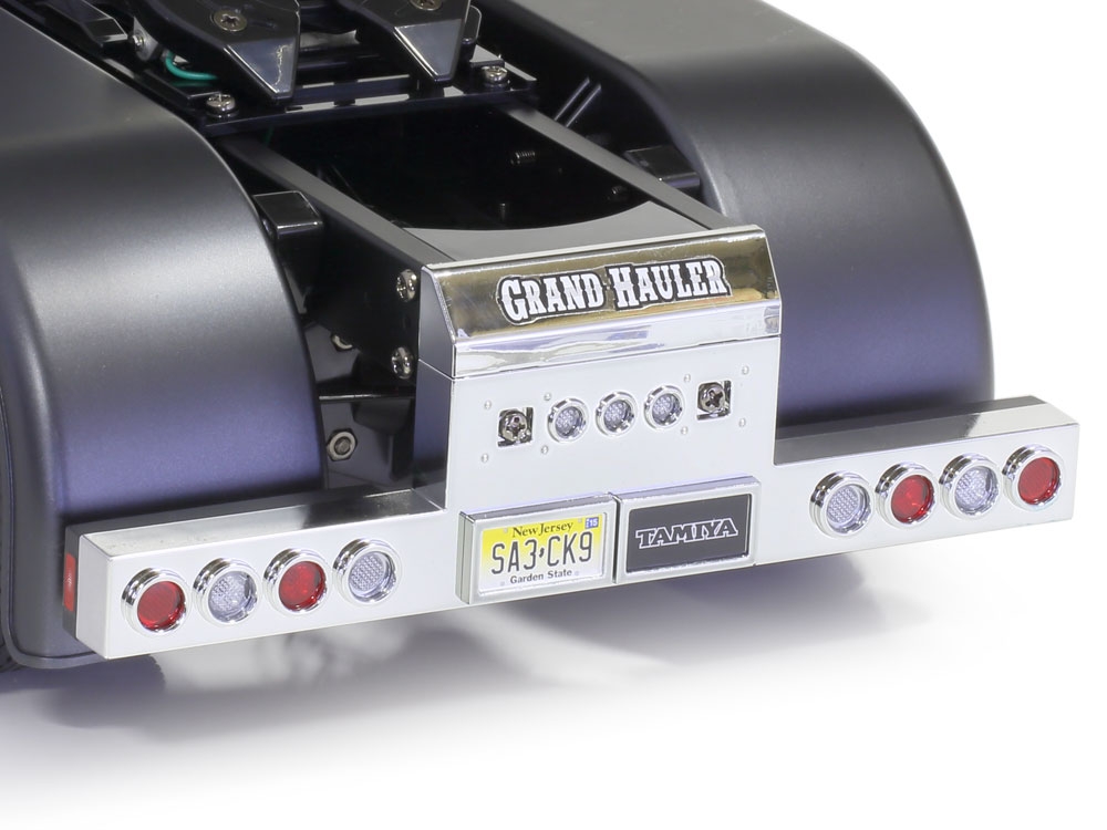 Tamiya Grand Hauler Customized Flat Black Edition R/C Truck Kit 1/14