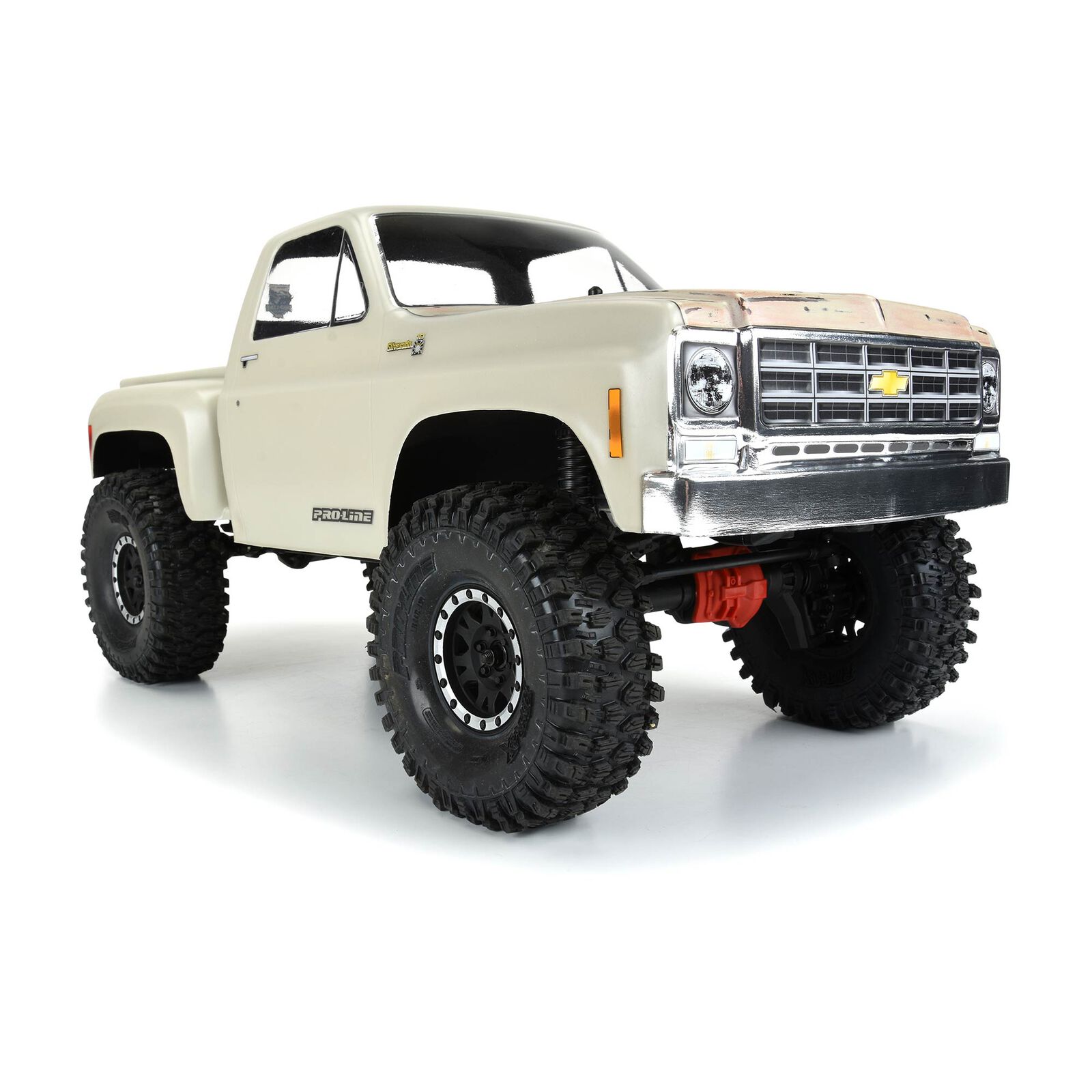 Proline 1978 Chevy K-10 Clear Body 12.3" (313mm) Wheelbase Crawlers 1/10