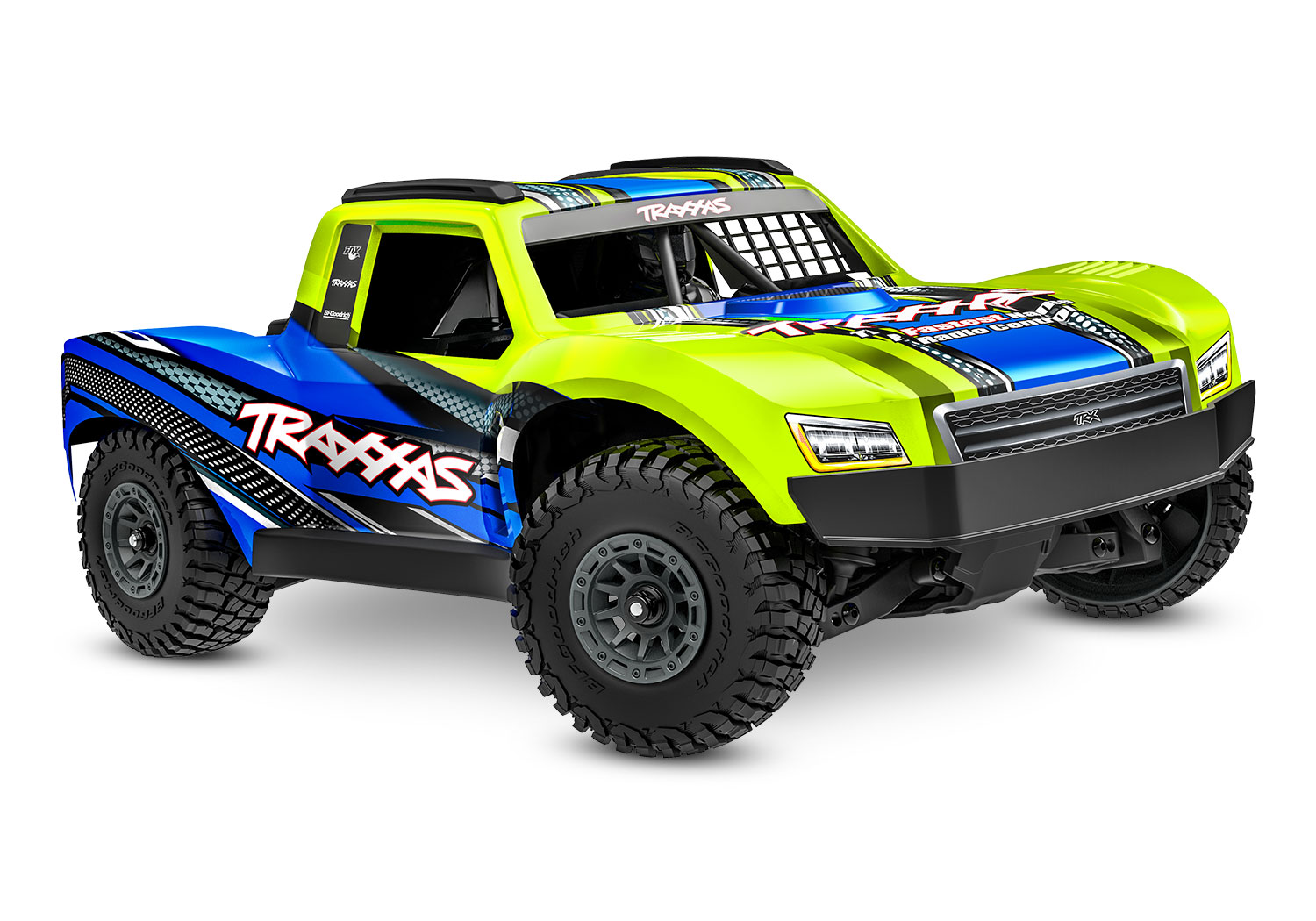 Traxxas Mini Slash BL-2s TQ 4X4 RTR Brushless Short Course Truck 1/16 Yellow