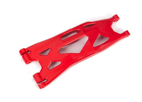 Traxxas Suspension arm lower red (1) (left front or rear) (for use with #7895 X-Maxx WideMaxx suspension kit)