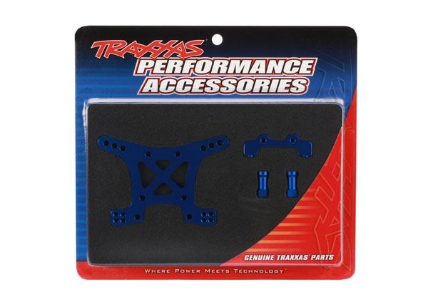 Traxxas Shock tower front aluminum (blue-anodized)