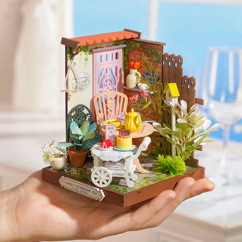 Rolife Fancy Tea Yard DIY miniatuurhuis 1/28