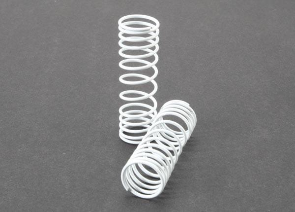 Traxxas Springs front (white) (progressive rate) (2)