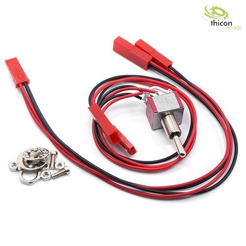 Thicon Lier met Dubbele Motor 7.4 Volt Zwart 1/10
