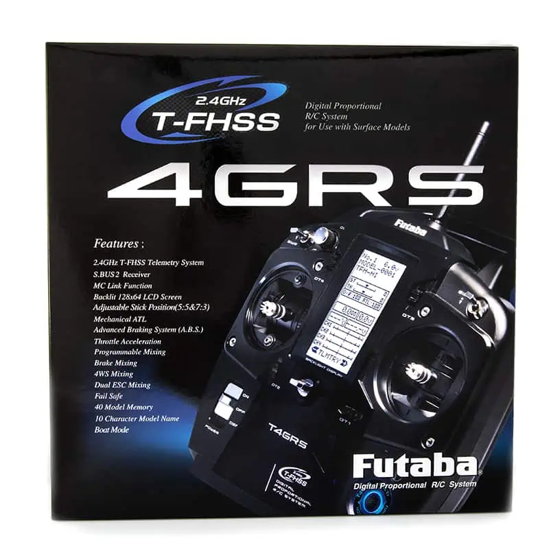 Futaba T4GRS 4 Kanaals Zenderset met R304SB 2.4GHz T-FHSS Ontvanger