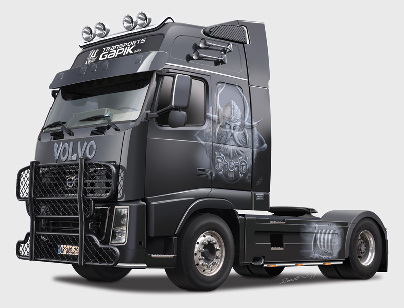 Italeri Volvo FH16 XXL Viking Show Truck 1/24