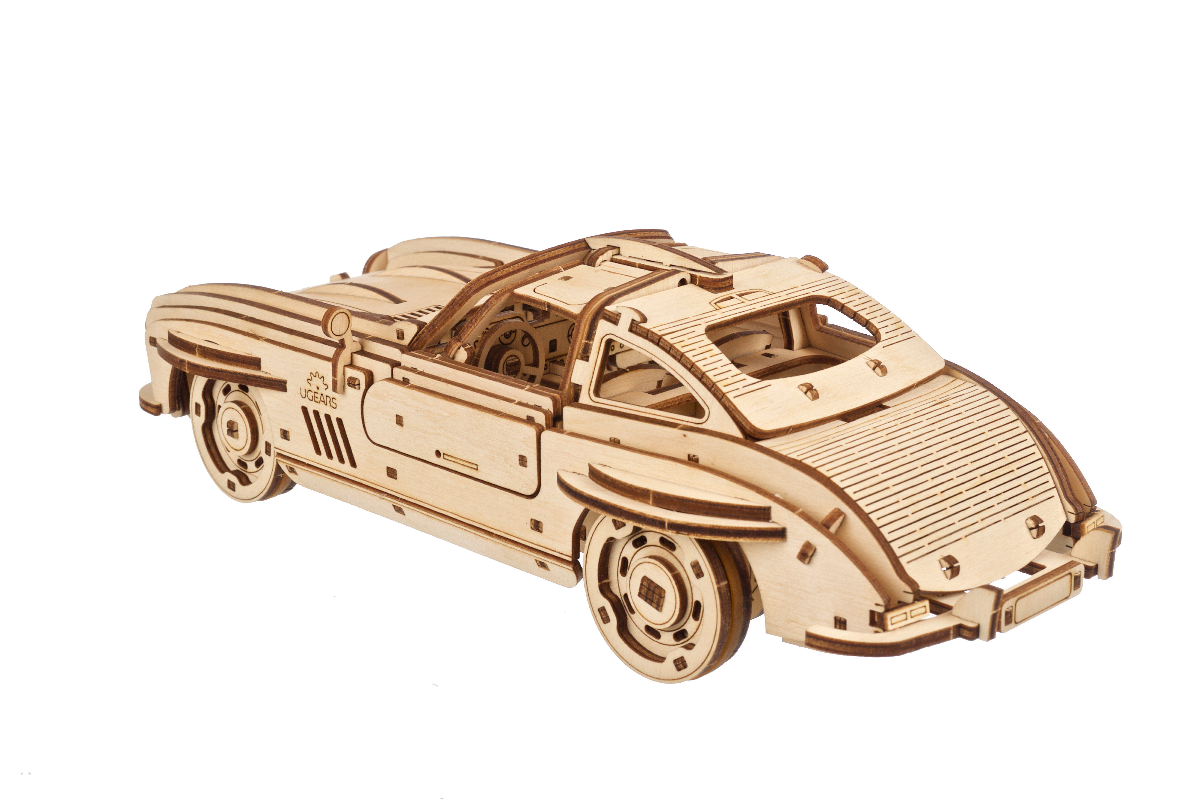 U-Gears Gevleugelde sportcoupé mechanisch houten bouwpakket