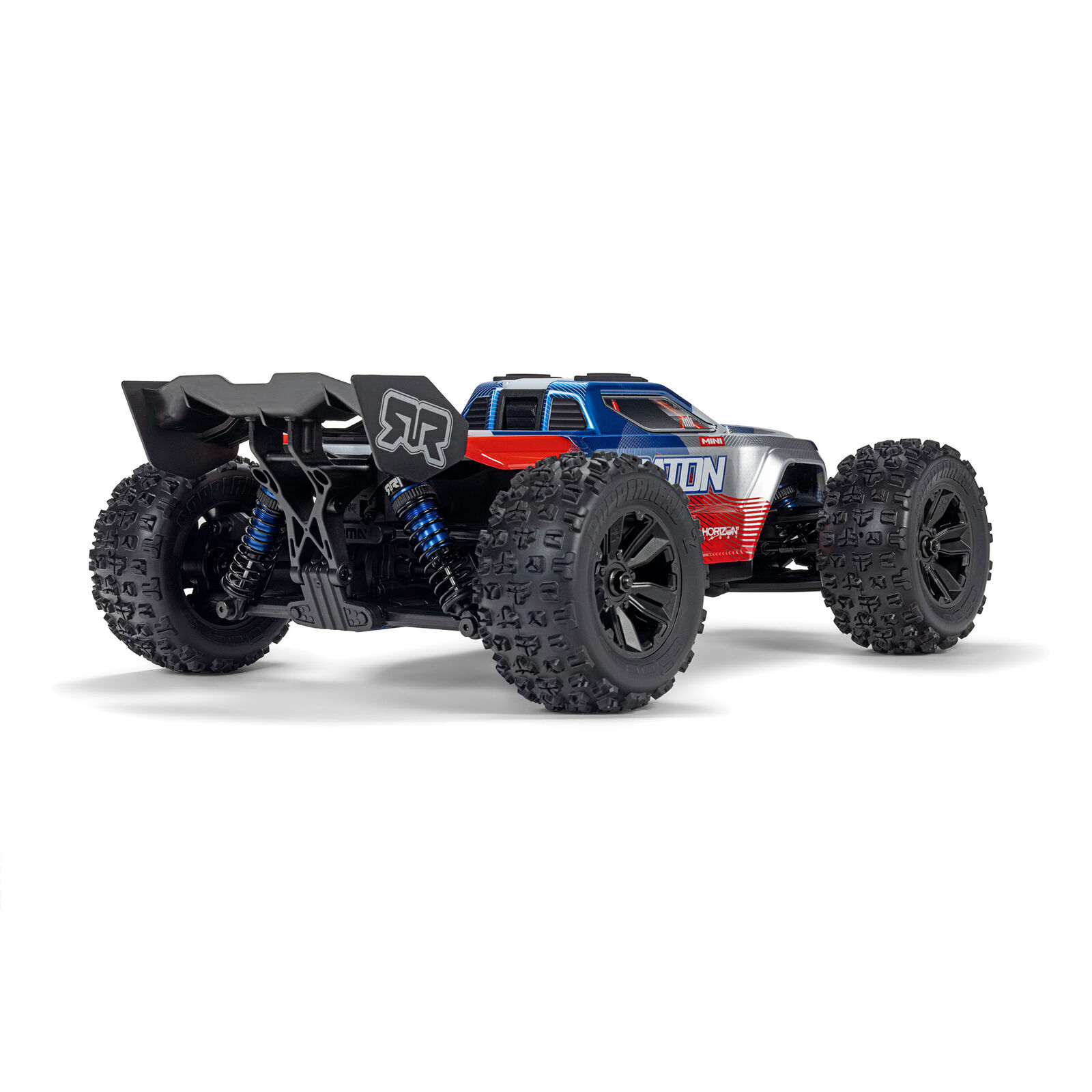 Arrma Mini Kraton 3S DSC 4X4 RTR Brushless Speedtruck (inclusief accu en lader) Red/Blue 1/16