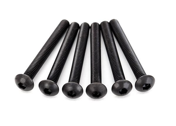Traxxas Screws 4x30mm button-head machine (hex drive) (6)