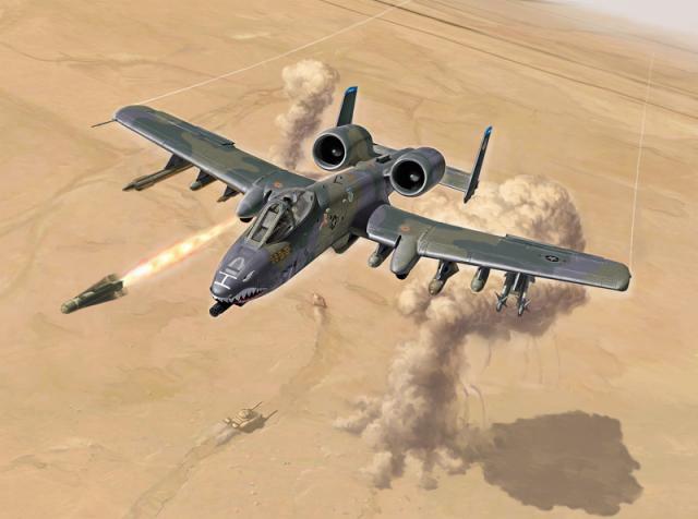 Italeri A-10 A/C Thunderbolt ll Gulf War 1/72