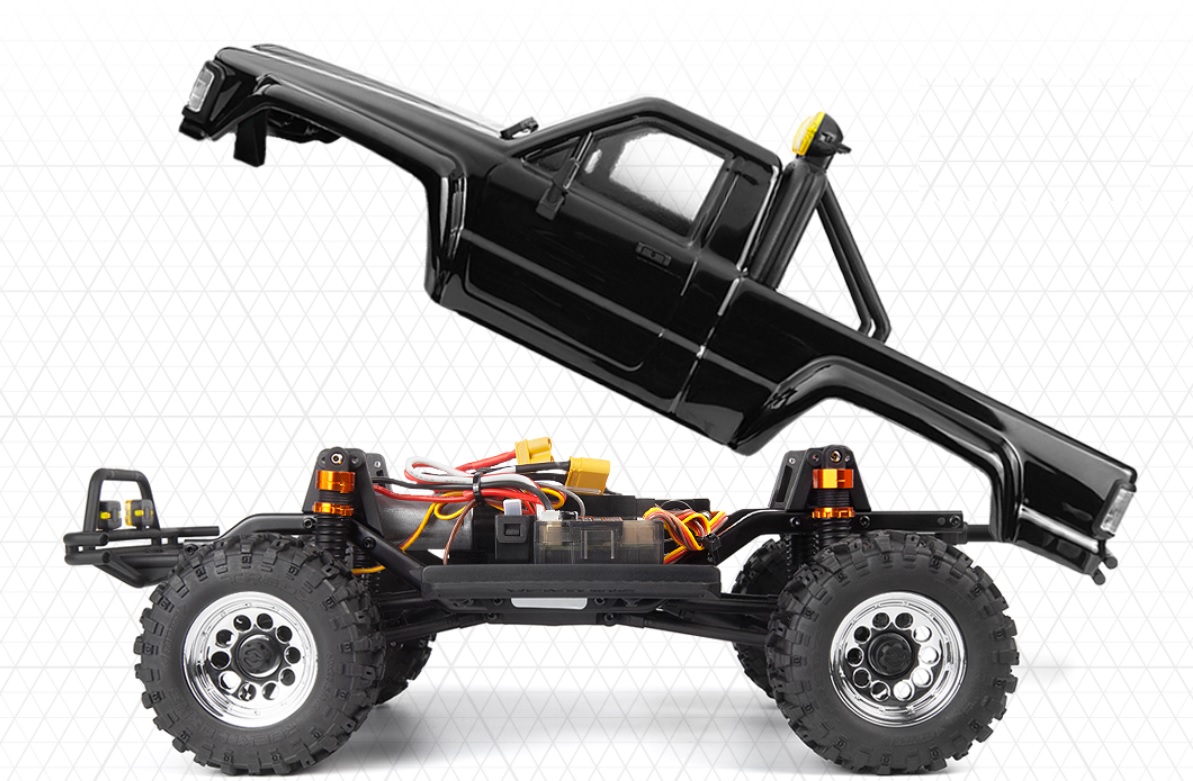 HPI Venture 18 Toyota Hilux SR5 Crawler Black 1/18