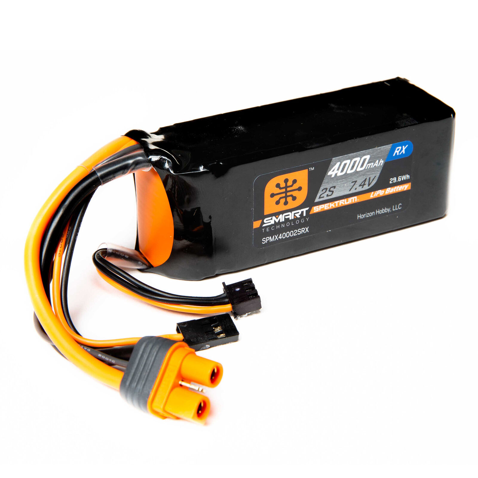 Spektrum 7.4 Volt 4000mAh 2S Smart Receiver LiPo  Accu