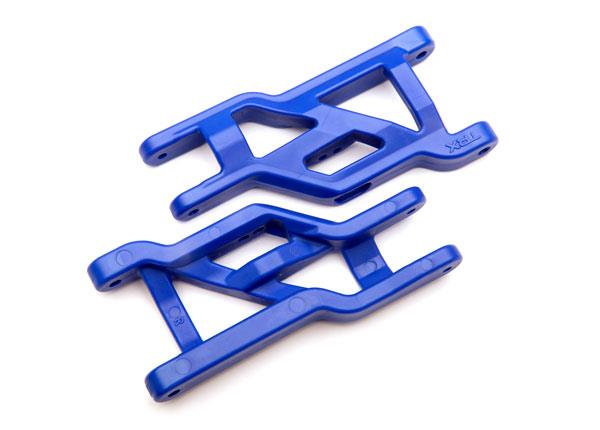 Traxxas Suspension arms front (BLUE) (2) (Heavy Duty Cold Weather Material)