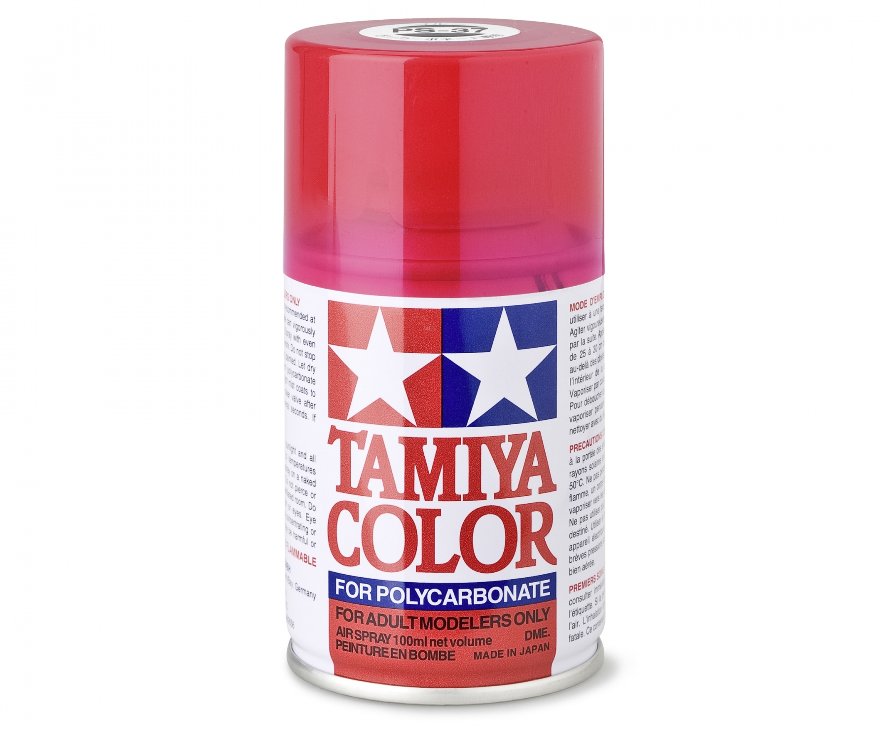PS37 Spray Translucent Red brillant 100ml Tamiya