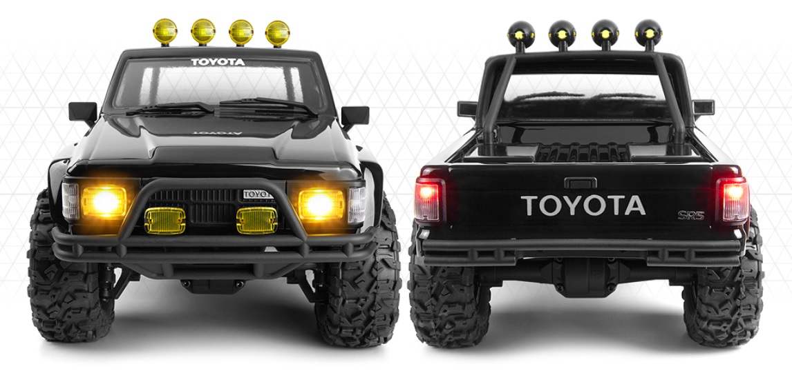 HPI Venture 18 Toyota Hilux SR5 Crawler Black 1/18