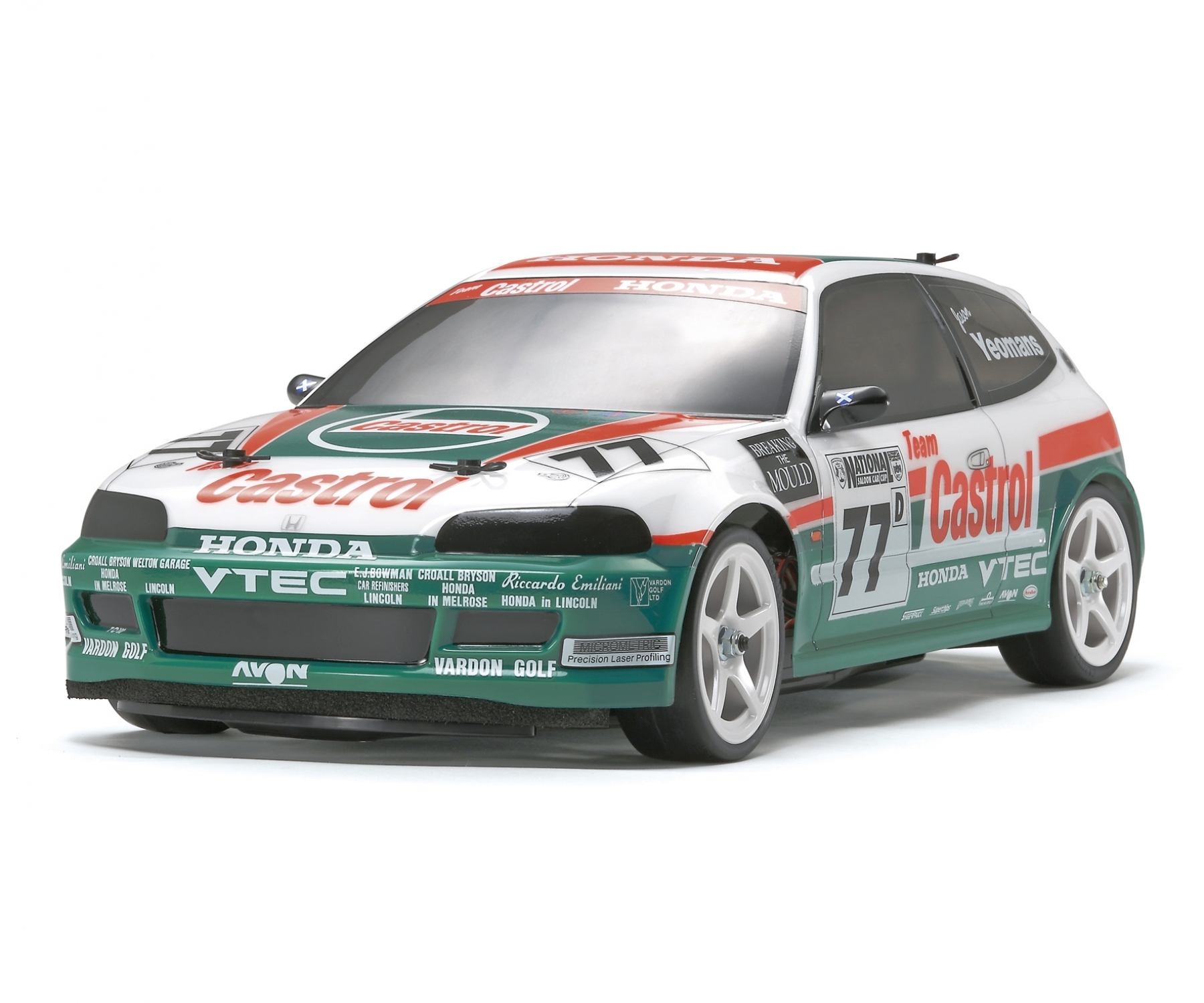 Tamiya Clear Body Set Castrol Honda Civic VTi 1/10