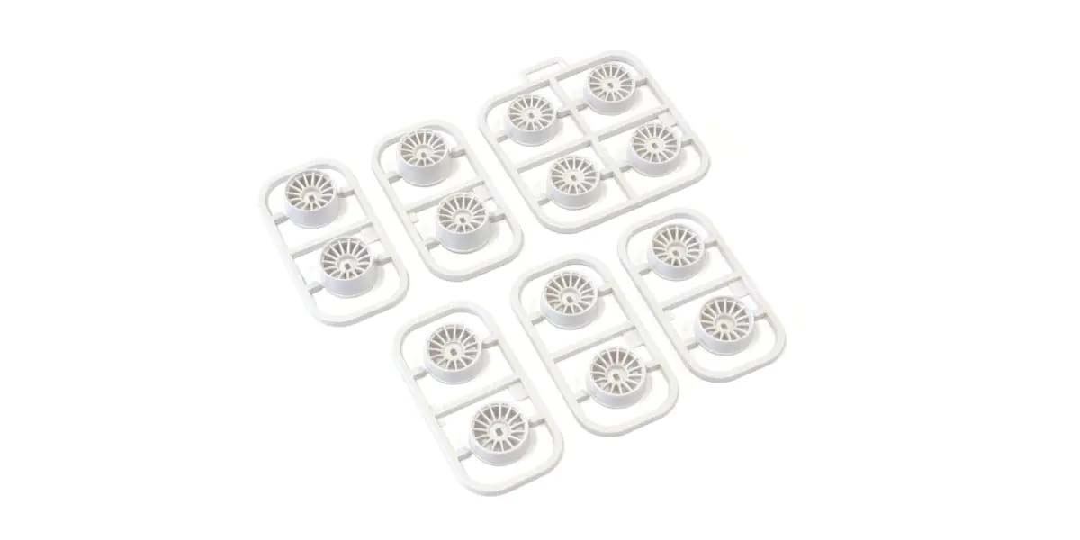 Kyosho Wheel Set Mini-Z AWD Multi Offset White (14)