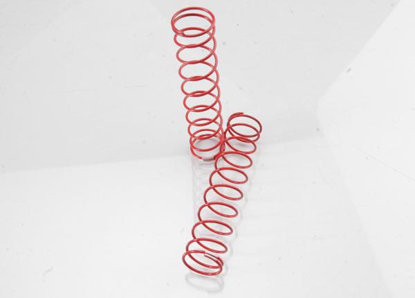 Traxxas Springs rear (red) (2.9 rate) (2)