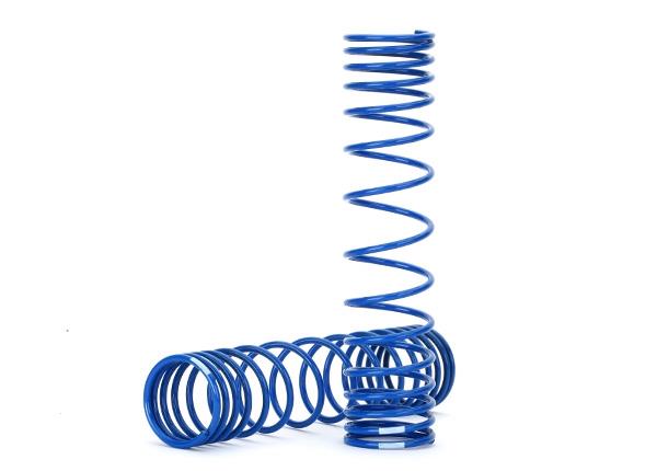Traxxas Spring shock front (blue) (GTR)