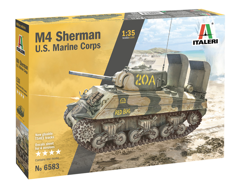 Italeri M4 Sherman U.S. Marine Corps 1/35