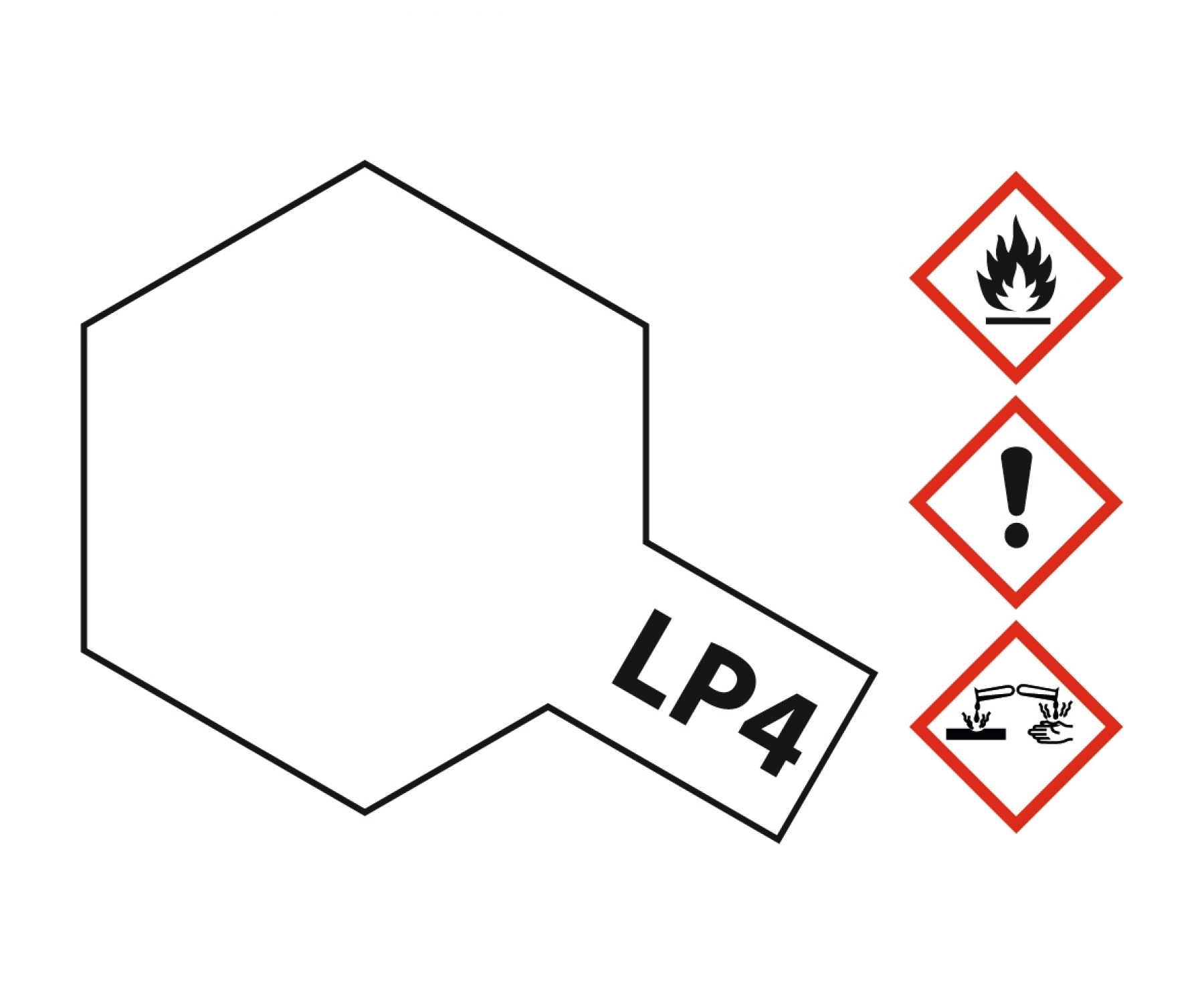 LP4 Potje Flat White flat 10ml Tamiya