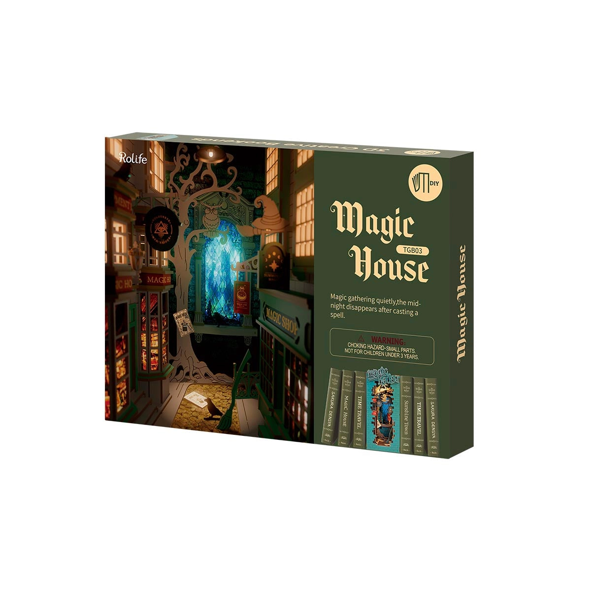 Rolife Book Nook & Wonderland Magic House