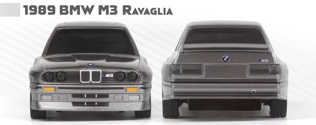 HPI Racing Nano-TTR 1989 BMW M3 E30 Ravaglia Dark Silver 1/64
