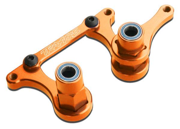 Traxxas Steering bellcranks drag link (orange-anodized 6061-T6 aluminum)/ 5x8mm ball bearings (4)/ hardware (assembled)